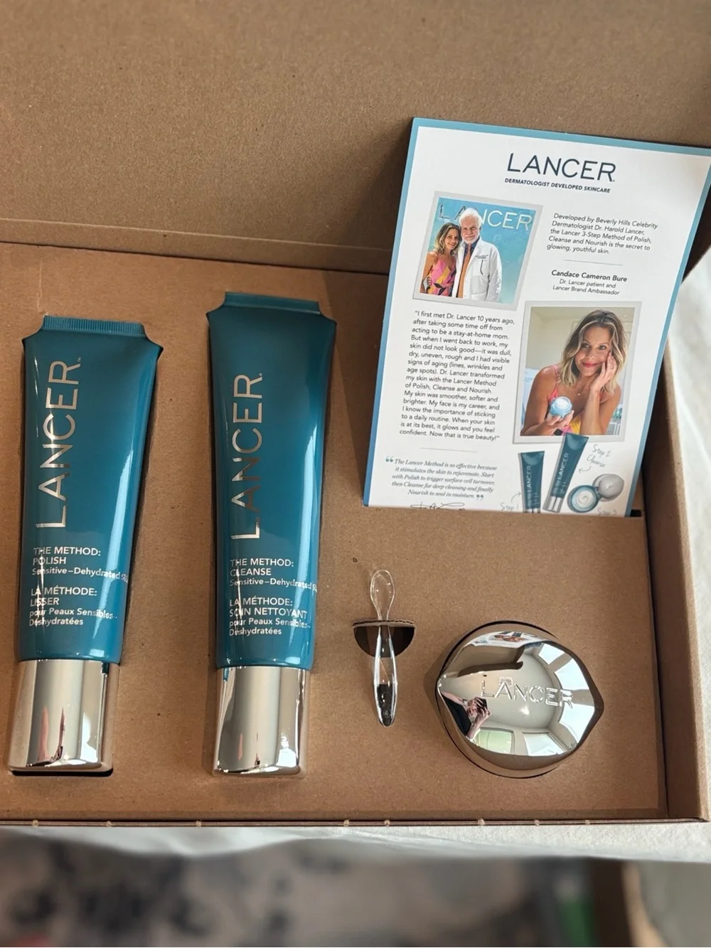 Lancer The Method Sensitive Dehydrated 3 Piece Skincare Set New
